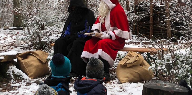 Kindergartenbesuch beim Samichlaus